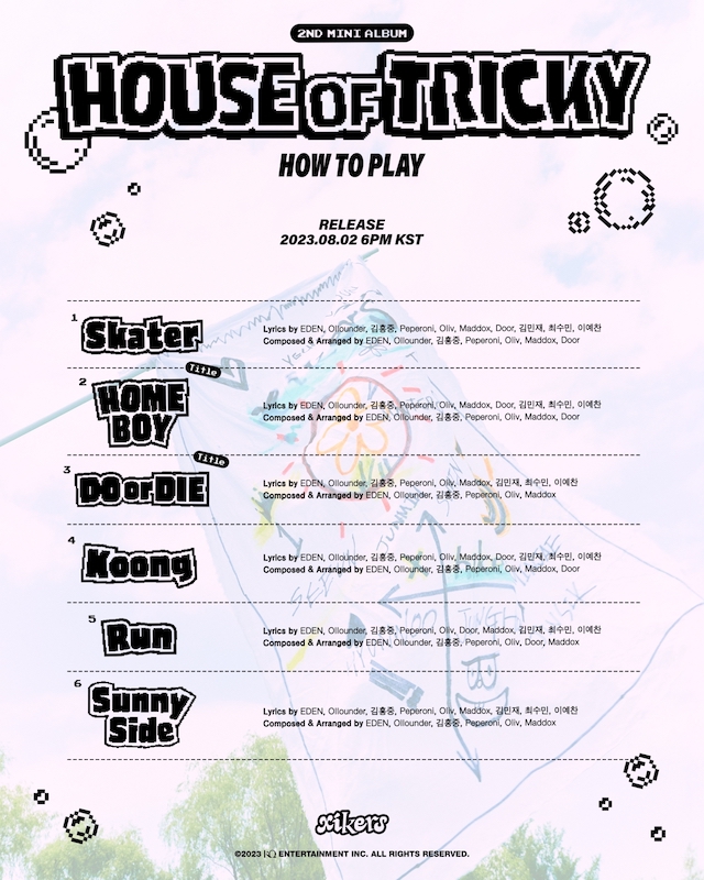 xikers2ndミニアルバムHOUSE OF TRICKY HOW TO PLAYのトラックリスト公開 ニコニコニュース