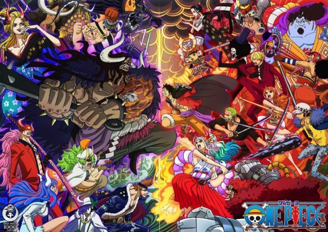ワンピース アニメ1000話記念プラン始動 第1弾は麦わらの一味vs百獣海賊団ビジュアル ニコニコニュース