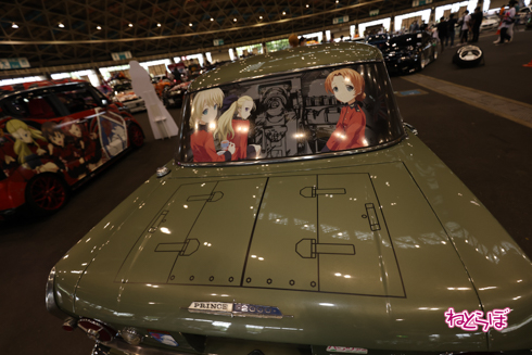 鬼滅の刃 の族車 プリンス スカイライン ダットサンなど旧車も集まった痛車イベント Daydream ニコニコニュース