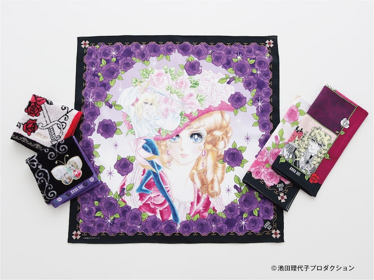 ベルばら Anna Sui Mary Quant 日比谷花壇とのコラボハンカチ全16種 ニコニコニュース