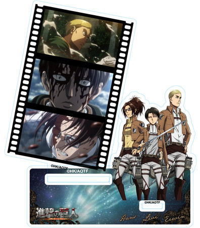 Tvアニメ 進撃の巨人 より キャラアニオリジナルグッズが登場 きらきら缶バッジはbox購入で限定特典付き ニコニコニュース