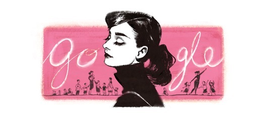 Googleロゴが大女優オードリー ヘプバーン生誕85周年を記念したイラストに ニコニコニュース