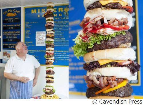 写真 世界一高い ハンバーガー 総カロリーも恐ろしい巨大メニュー ニコニコニュース