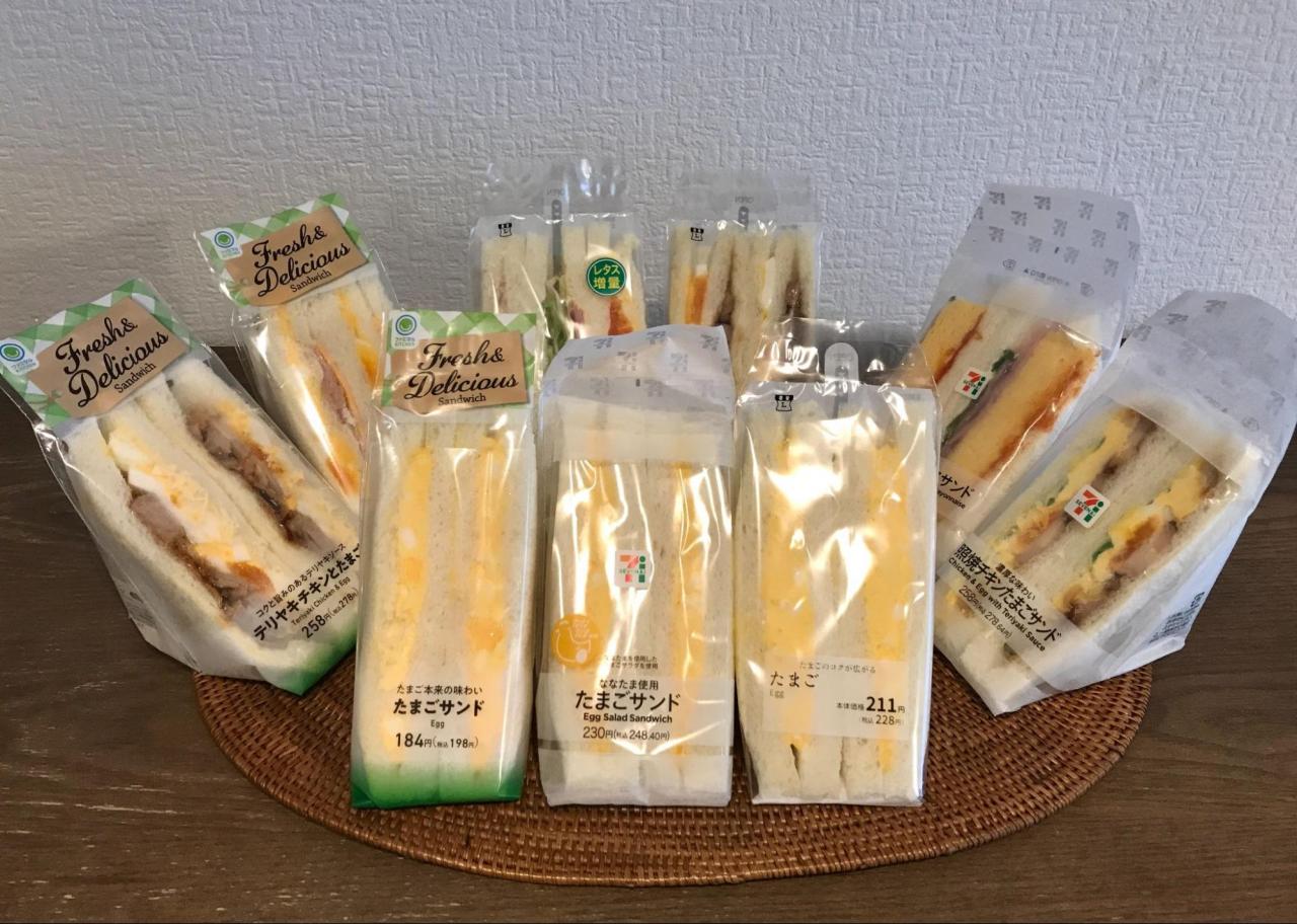 コンビニ の たまご系サンド 9品を徹底比較 量 味 価格 をレビュー ファミマ セブン ローソン ニコニコニュース