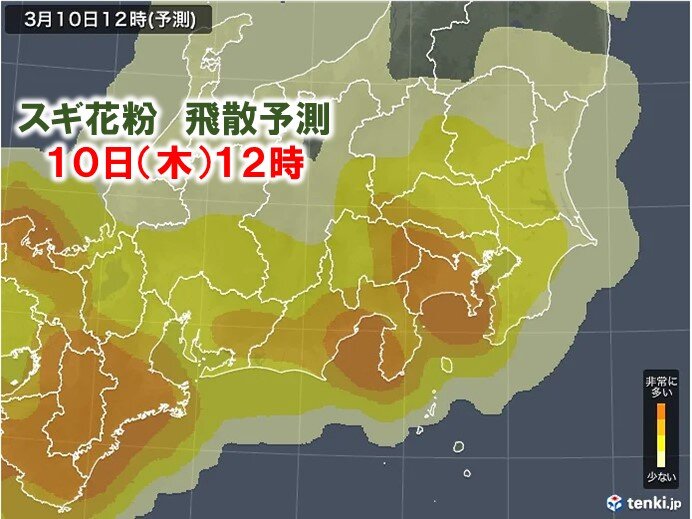 関東 来週にかけて日ごとに気温が上昇 今年初の 超え 花粉の飛散ピークに ニコニコニュース