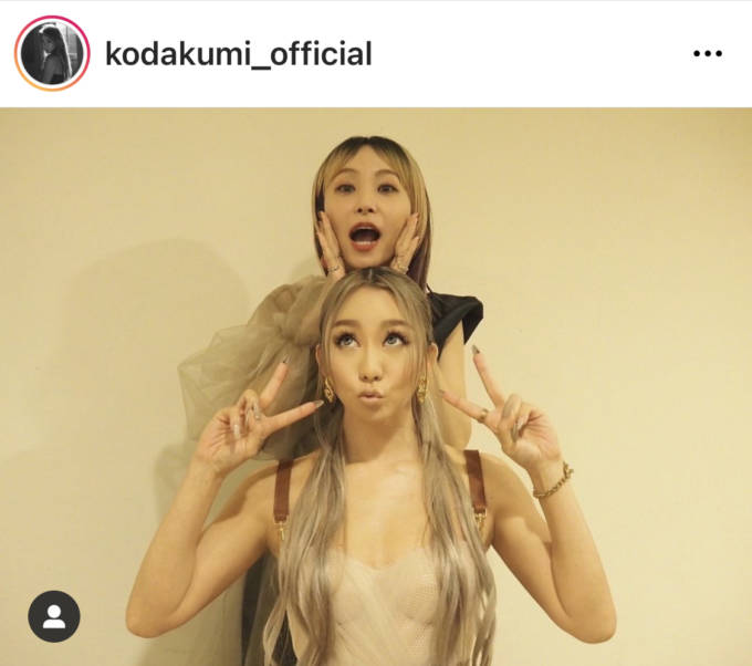 倖田來未 Lisaとの 身長差 お茶目shot公開に反響 くぅちゃんかわいい 最高のコラボ ニコニコニュース