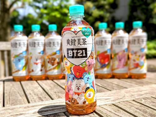 爽健美茶 Bt21コラボボトルが登場 00名限定の非売品デザインがこちら ニコニコニュース