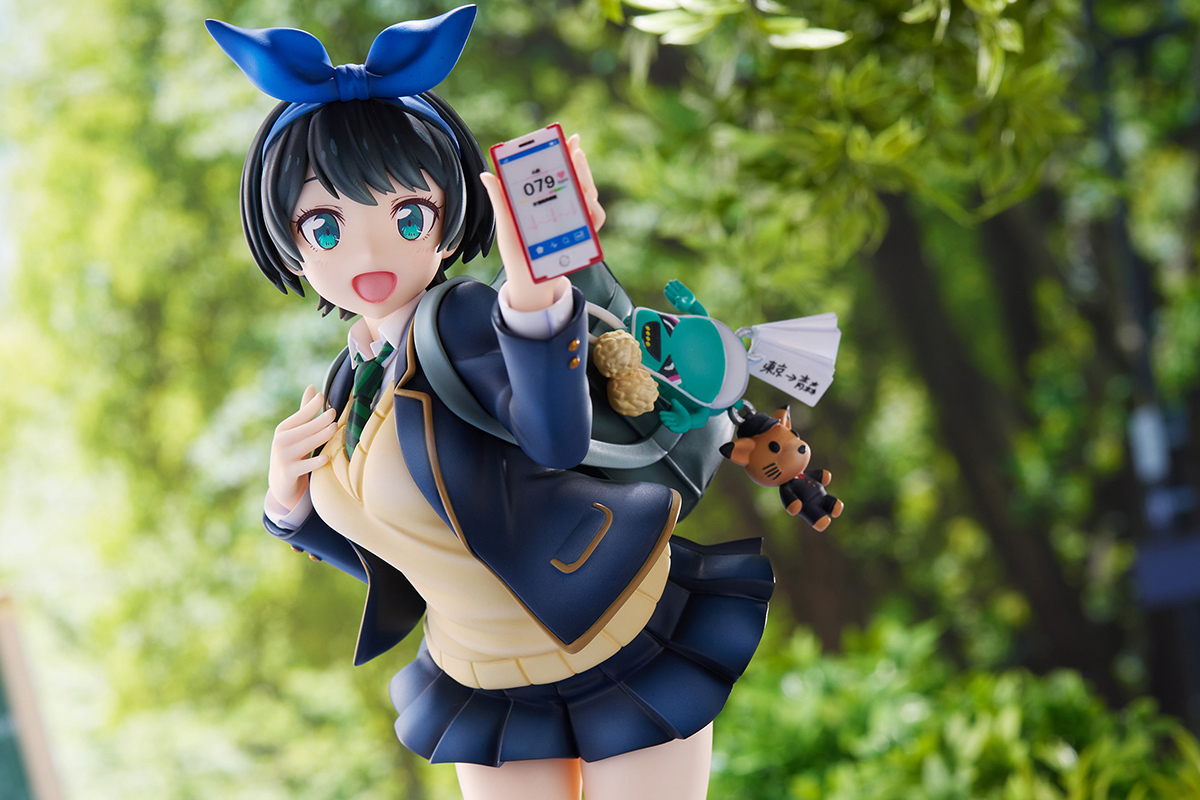 『彼女、お借りします』の超積極的な妹系アイドル彼女「更科瑠夏」が躍動感あふれる1/7スケールでフィギュア化 | ニコニコニュース