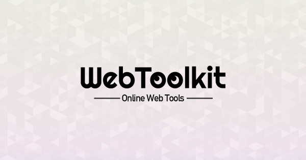 便利なWebツール集「WebToolkit（Webツールキット）」を公開。 | ニコニコニュース