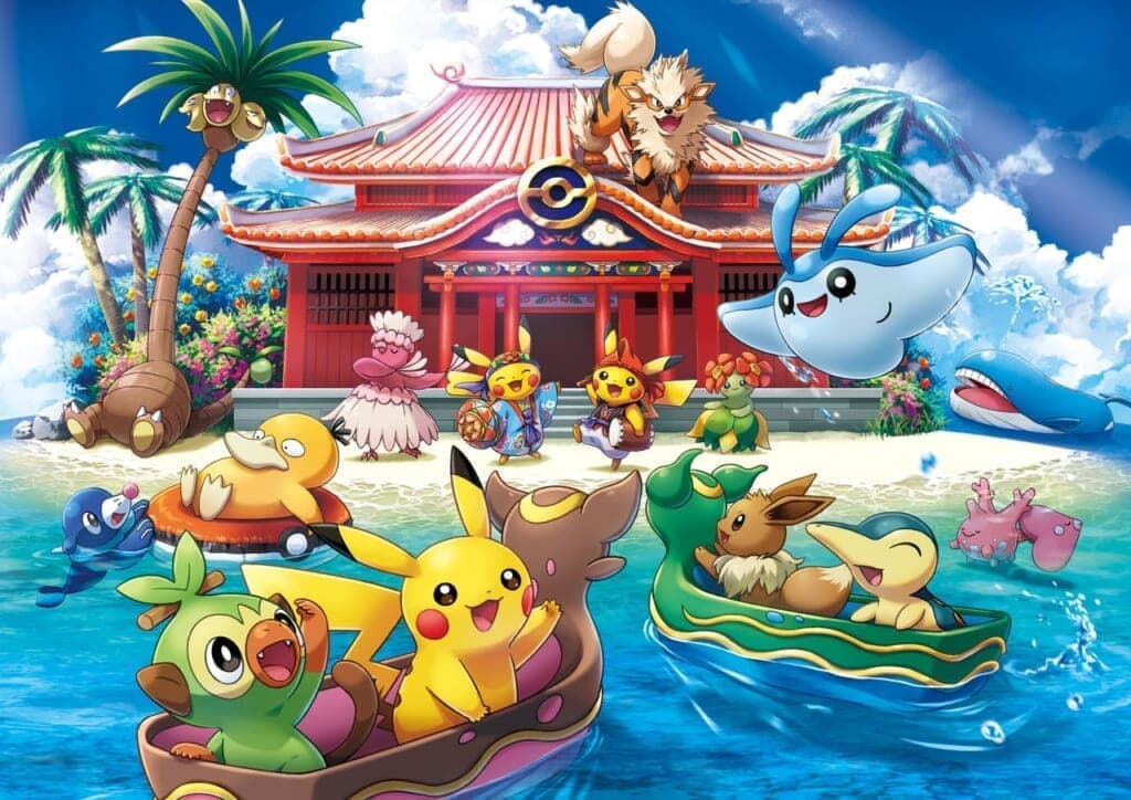 ポケモンセンターオキナワが8月11日 木 より新しくオープン 入り口には大きなウインディやアローラナッシーの姿も ニコニコニュース
