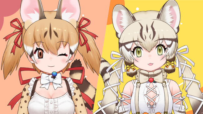 けものフレンズVぷろじぇくとから新しいVTuberが登場！ジェネットとジョフロイネコが仲間入り！ | ニコニコニュース
