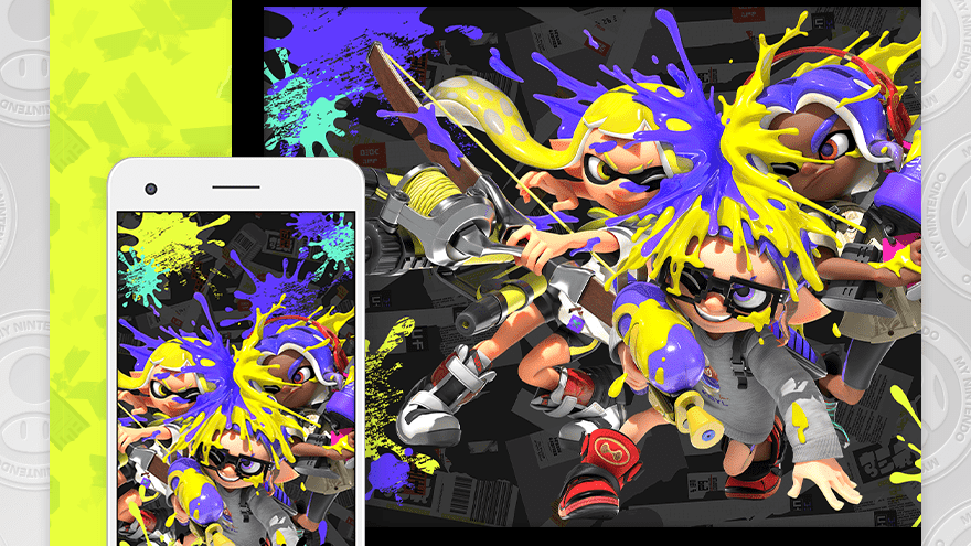 スプラトゥーン3 のスマホ タブレット Pc用の 壁紙 が無料で配布開始 カービィのグルメフェス バディミッショ ニコニコニュース