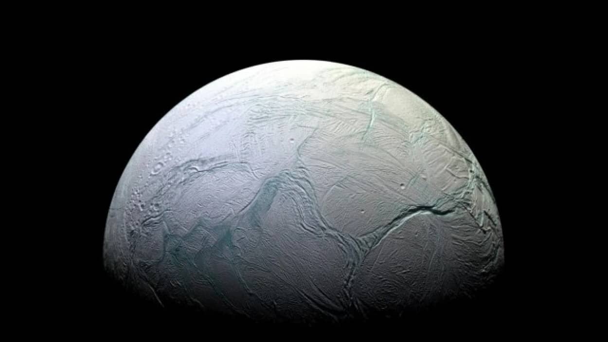plumas, Enceladus, espaço, grãos de gelo