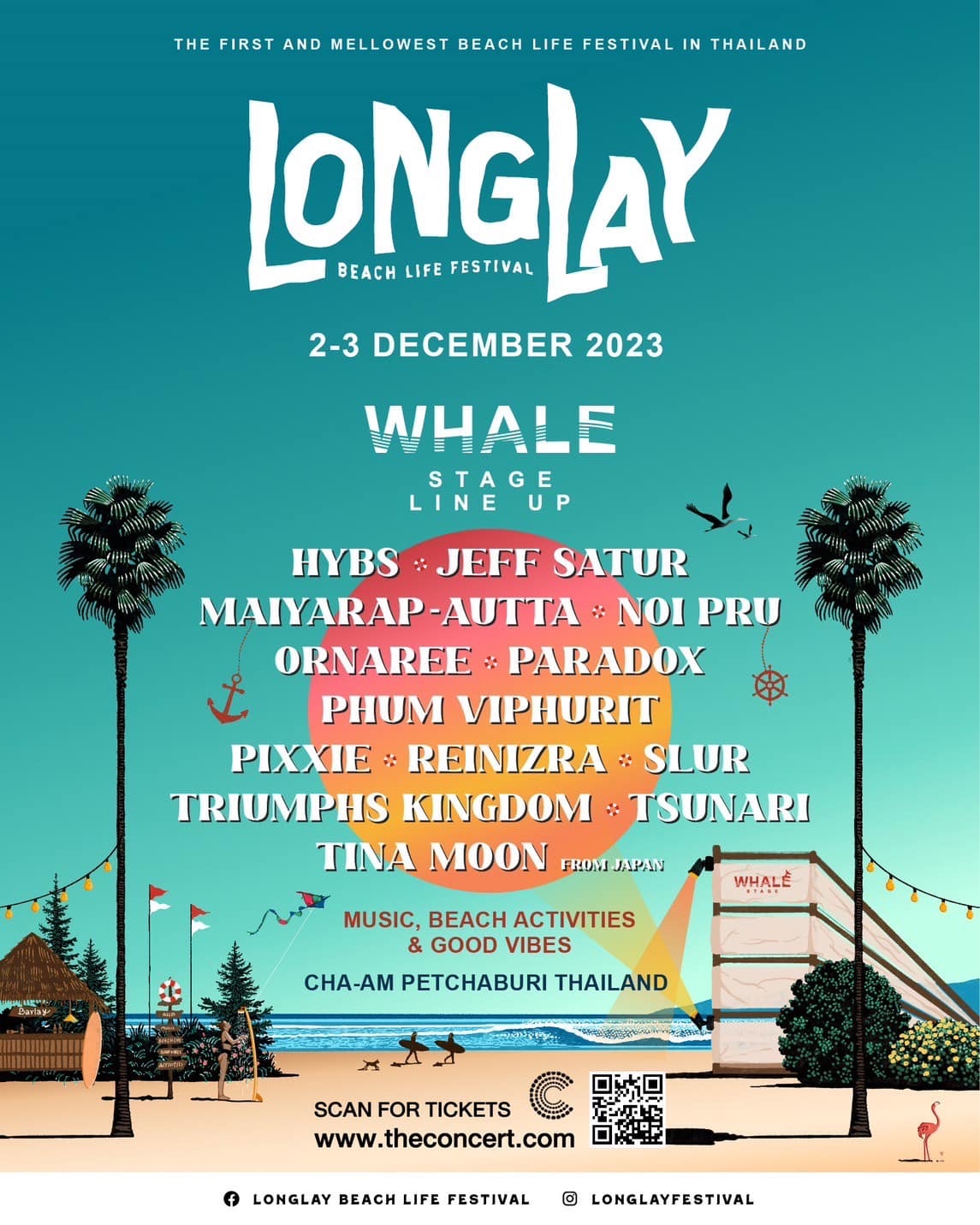 タイのビーチフェスLonglay Beach Life Festival 第一弾出演者を発表 ニコニコニュース