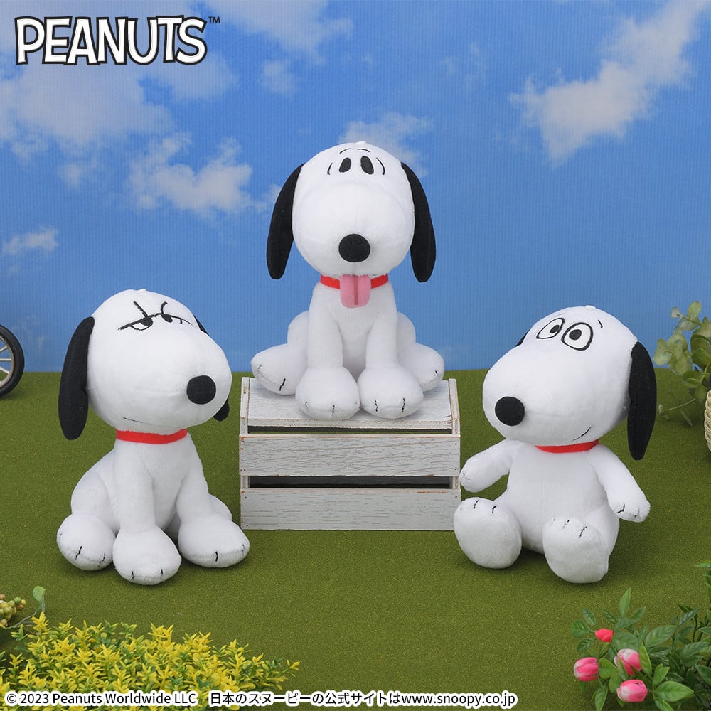 ユニークな表情のぬいぐるみなど全6種！セガプライズ「SNOOPY（スヌーピー）」グッズ | ニコニコニュース