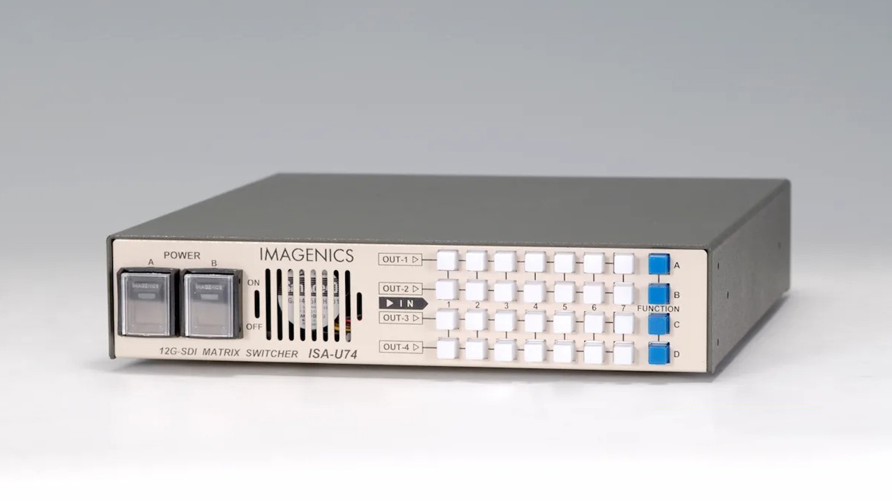 イメージニクス、7入力4出力の12G-SDIマトリックススイッチャー「ISA-U74」発売 | ニコニコニュース
