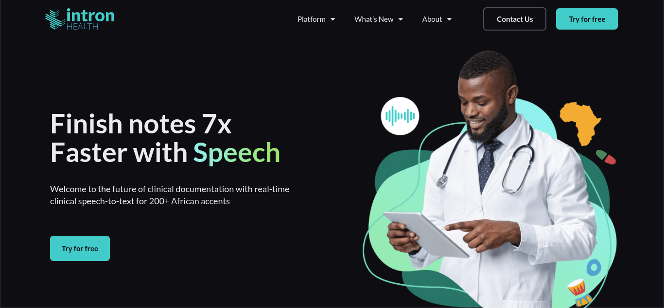 カルテを音声入力、訛りの強い医療用語にも対応｜Intron Health、アフリカの言語需要をカバー | ニコニコニュース