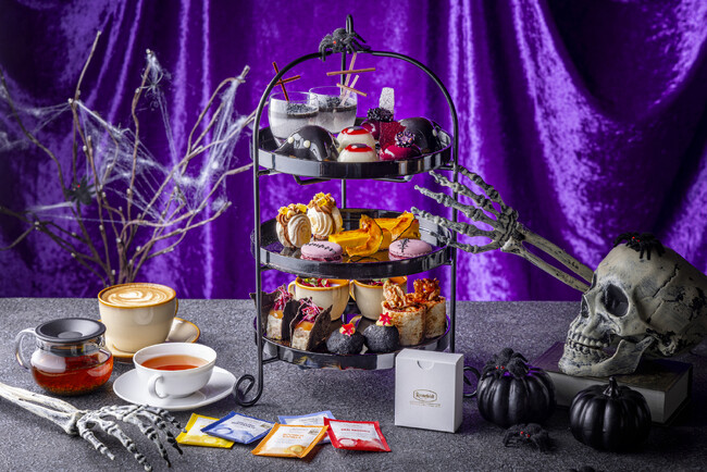 【プルマン東京田町】魔法に包まれた午後、ゴーストたちが集うティーサロンへ「ブラックハロウィンアフタヌーンティー」登場！ | ニコニコニュース