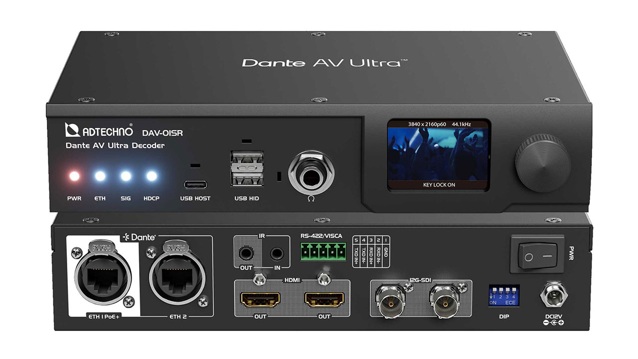エーディテクノ、Dante AV Ultraエンコーダ/デコーダDAV-01シリーズ発売[InterBEE2024] | ニコニコニュース
