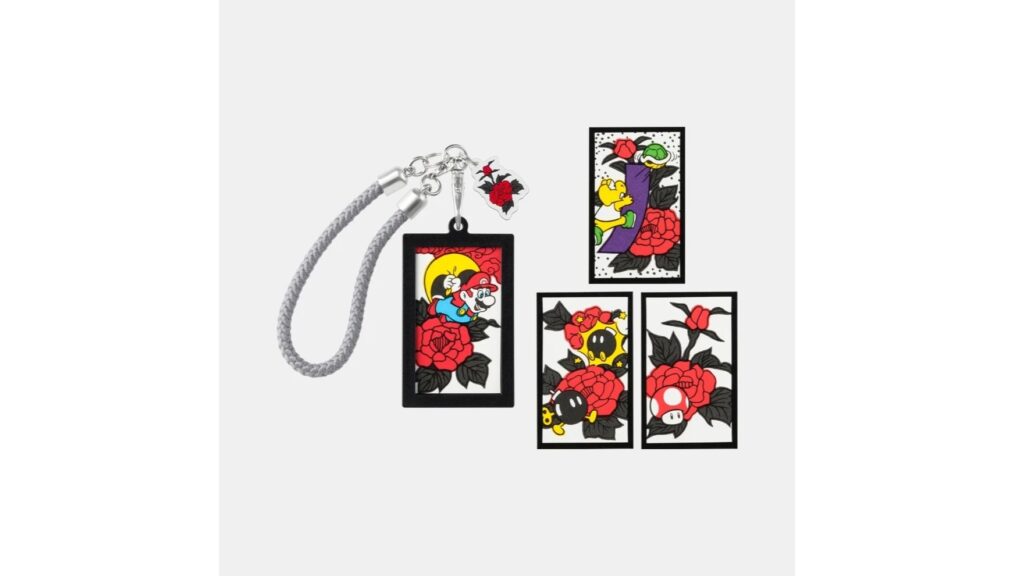 BOX商品】キーホルダーコレクション マリオ花札・黒【Nintendo