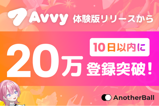 VTuberアバター作成アプリ「Avvy」、体験版リリース10日以内で20万登録を突破 | ニコニコニュース