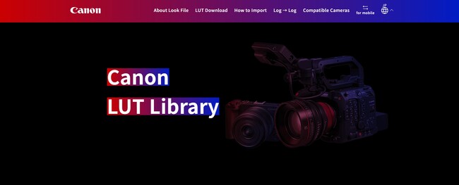 キヤノン純正LUTの情報を発信する専用サイト“Canon LUT Library”をオープン！ | ニコニコニュース