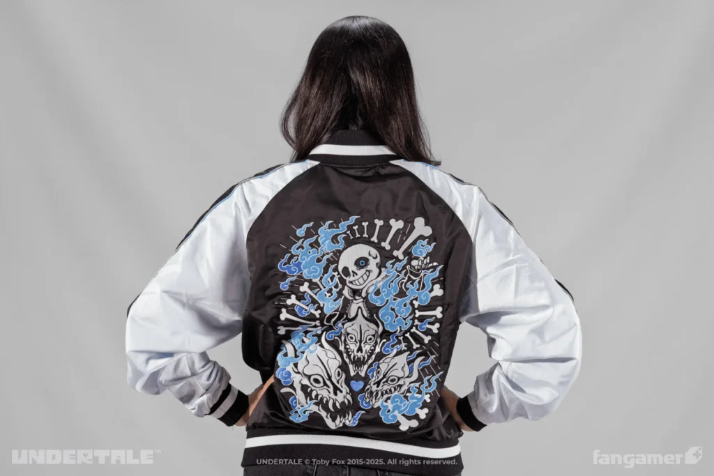 Megalovania スカジャン風ジャケット アンダーテール　サンズ アンダーテール　サンズ Megalovania スカジャン風ジャケット
