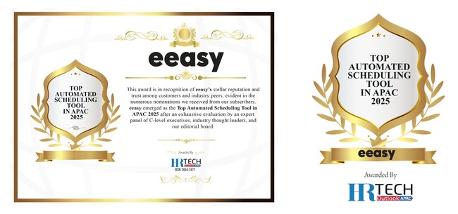 eeasy、世界的メディアから「No.1 日程調整ツール」を受賞 | ニコニコニュース