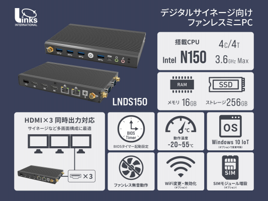 リンクスオリジナル、Intel（R） N150搭載 | ニコニコニュース