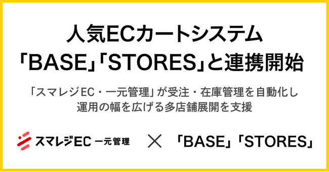 人気ECカートシステム「BASE」「STORES」と連携開始 | ニコニコニュース