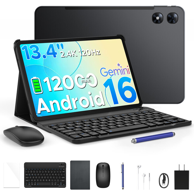 2026年最新モデル】13.4インチ・120Hz・Android16搭載Gemini