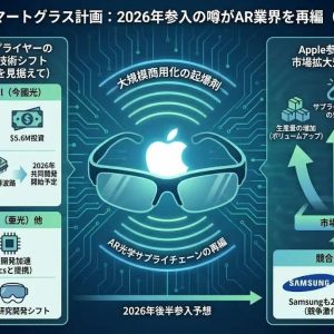 アップル参入でスマートグラスのサプライチェーンに地殻変動！ | ニコニコニュース