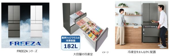 東芝「フリーザ」発売、冷凍に注力 「ベジータ」に続く新冷蔵庫