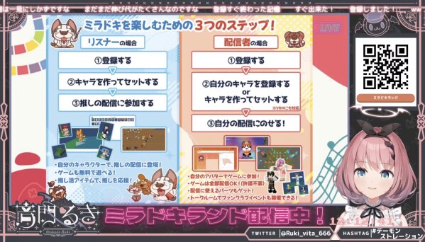 VTuberとファンが集う秋葉原の新体験「ミラドキランド」
