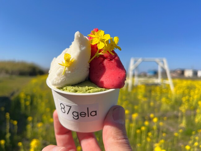 お花ジェラートでリフレッシュ！滋賀の新体験
