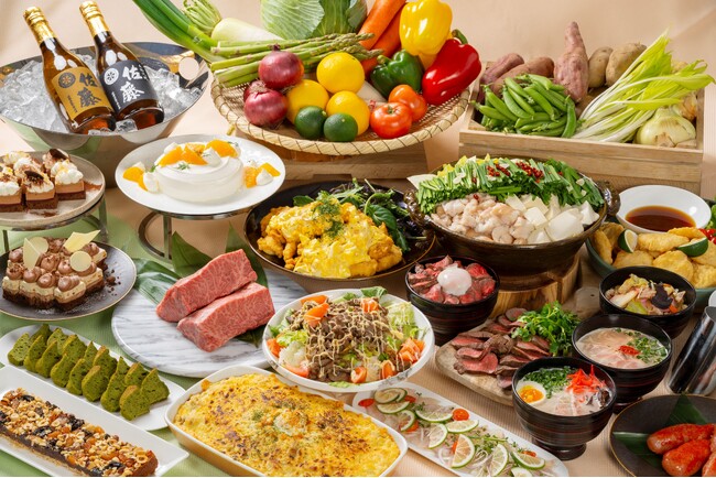 九州グルメを満喫できるビュッフェ