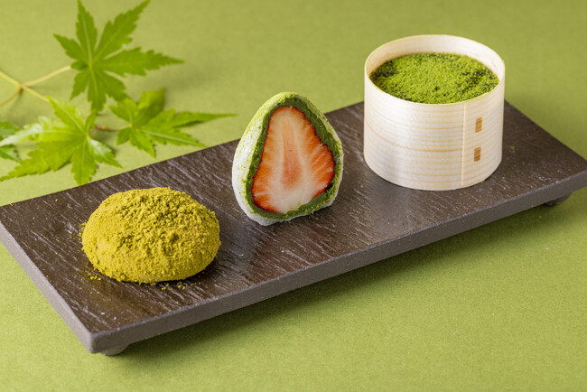 高級抹茶使用のフルーツ大福が登場