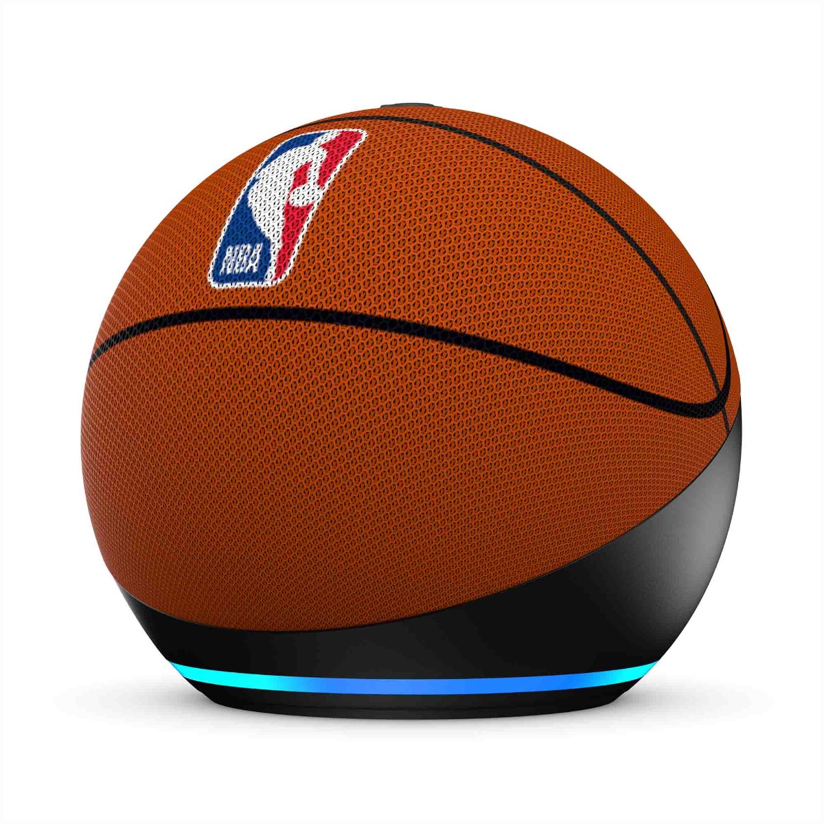 見た目バスケットボール、中身スマートスピーカー AmazonがNBAロゴ仕様