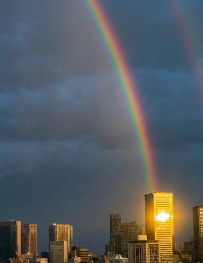 SHOCK EYEが虹を捉えた！歩くパワースポットの魅力