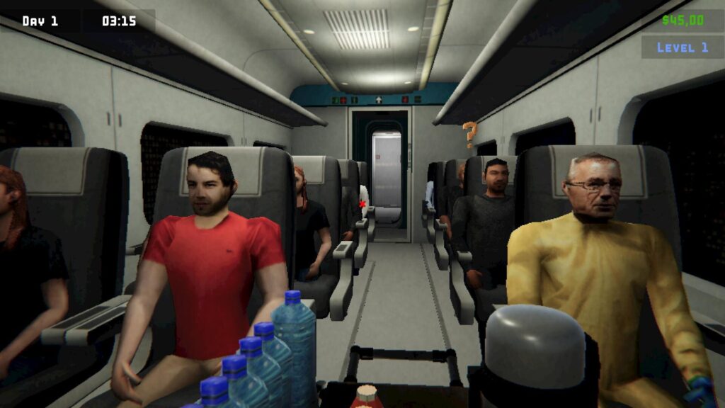 列車内での緊張感とホラー要素が融合した新作ゲーム