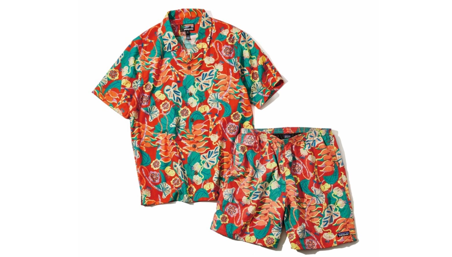 遊*心様 【名作】 vintage パタゴニア 半袖シャツ 松 和柄 パタロハ 今季限定の総柄パターンを纏った、パタゴニアの定番アロハシャツ
