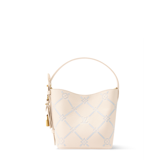 くぅ♡Louis Vuitton レザーハンドバッグ　アンプラント ルイ・ヴィトン】エレガントな色合いのモノグラム・アンプラント