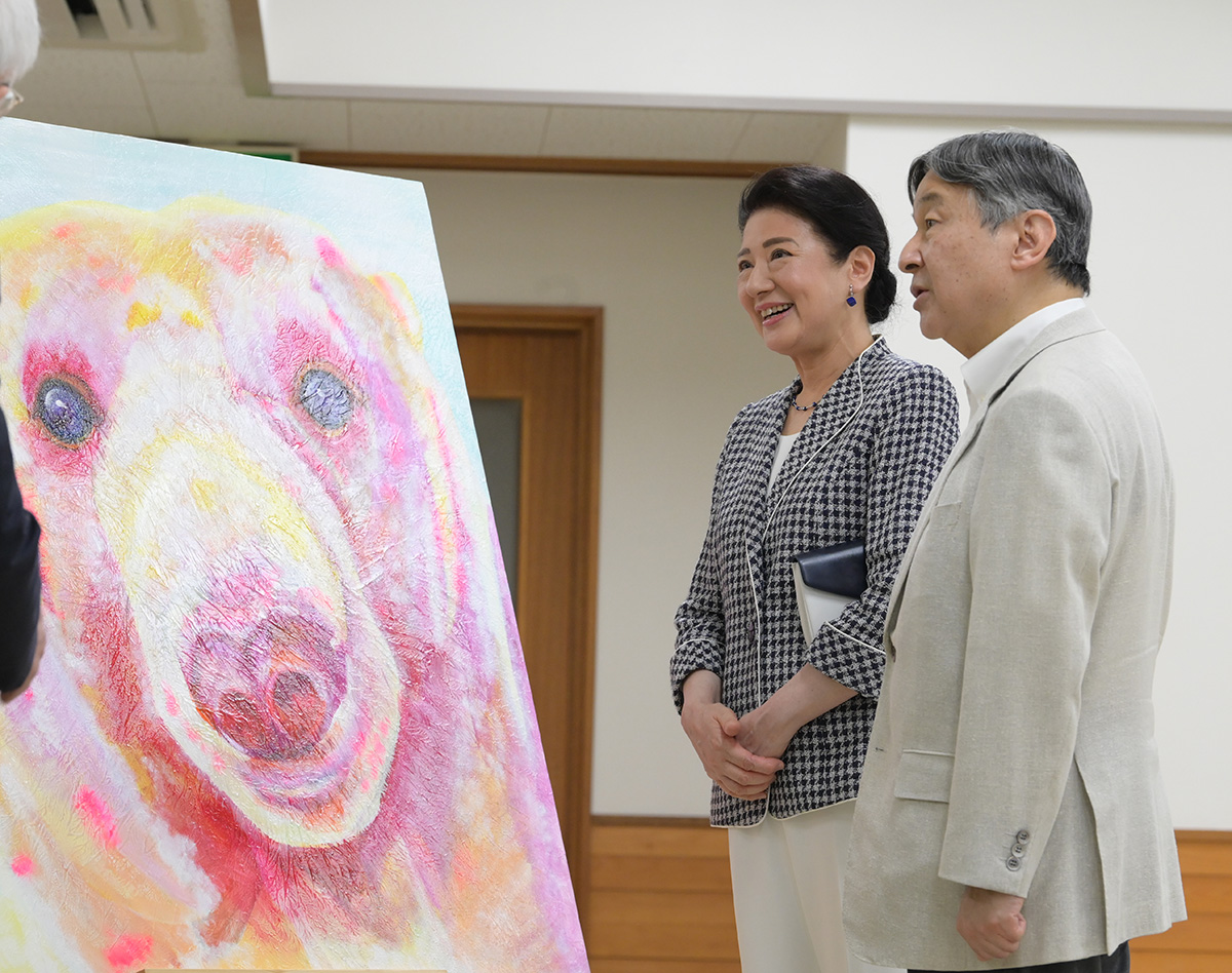 天皇皇后両陛下との交流を描いた絵日記