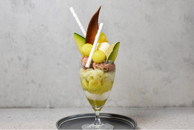 iDOLcafeベイビーミルクメロンメロンカフェレオ メロン×ダークチョコレートの常識を覆す！幻のメロン「優香」とBean to
