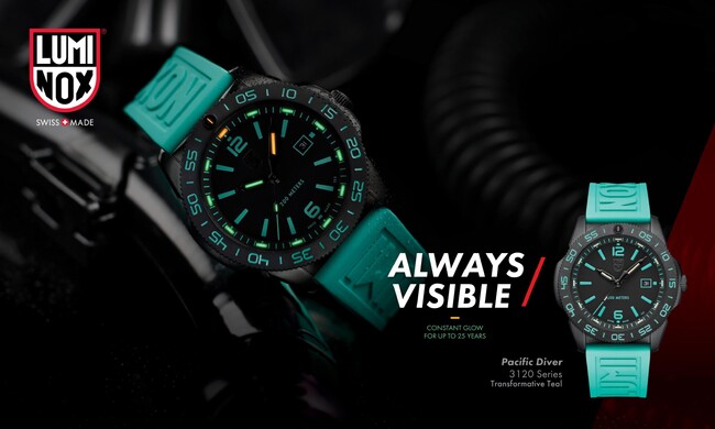 世界限定777本のLuminox 「Color of The Year Pacific Diver」を発表