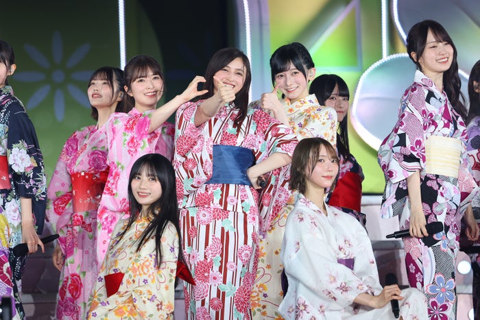 乃木坂46 真夏の全国ツアー2026 賀喜遥香 浴衣 生写真 座りヨリ 乃木坂46、浴衣姿で“胸キュンゼリフ”披露 | ニコニコニュース