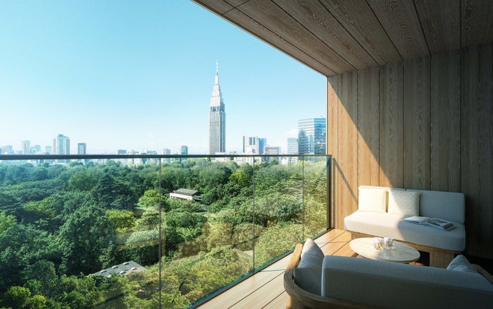 新宿御苑を望む新ホテル、2027年開業へ ベーカリー・薪火レストランも併設