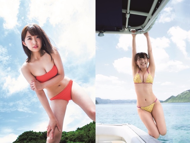 スパガ 浅川梨奈 渡邉幸愛が鮮烈なビキニで 週刊プレイボーイ の表 裏表紙をジャック ニコニコニュース