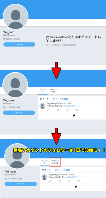 Twitterのフォロワー数は実際に買うことができるのか実験してみた 無名アカウントが1日で3000フォロワー達成 ニコニコニュース