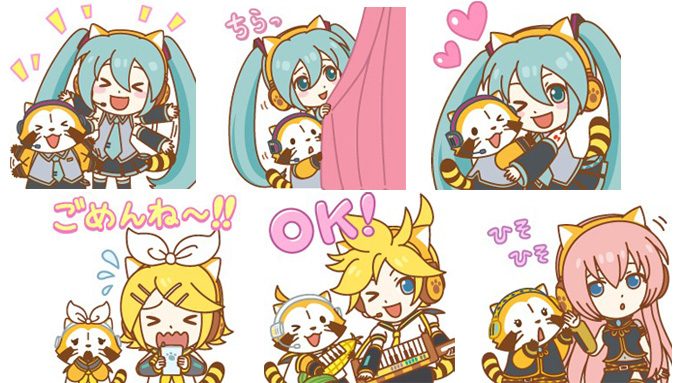 初音ミク ラスカル コラボlineスタンプ配信開始 ニコニコニュース